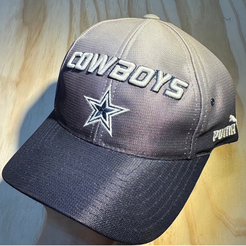 Puma Dallas Cowboys NFL Pro Line Adjustable Hat Silver Navy Gradient Star Logo